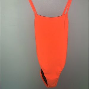 Neon orange Jolyn suit